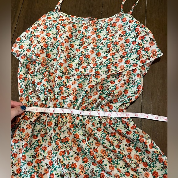 🔴 Papaya Floral Romper NWOT - Picture 4 of 10